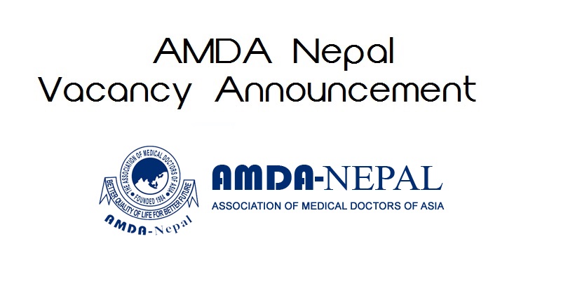 AMDA Nepal Announce Vacancy