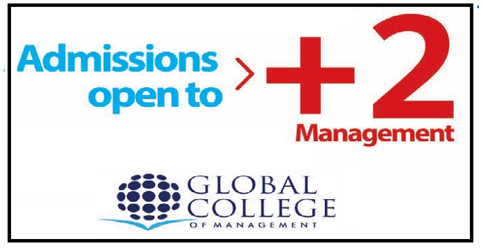 Admissions Open in Plus Two Management at Global College of Management