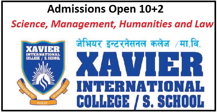 Admissions OpenTen Plus Two for Science, Management, Humanities and Law in Xavier International College