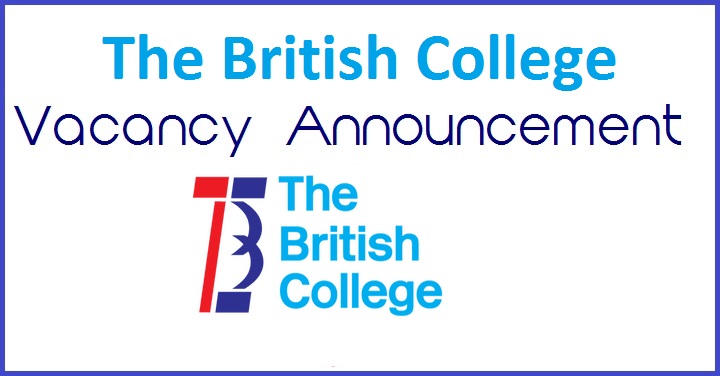 The British College Vacancy Announcement