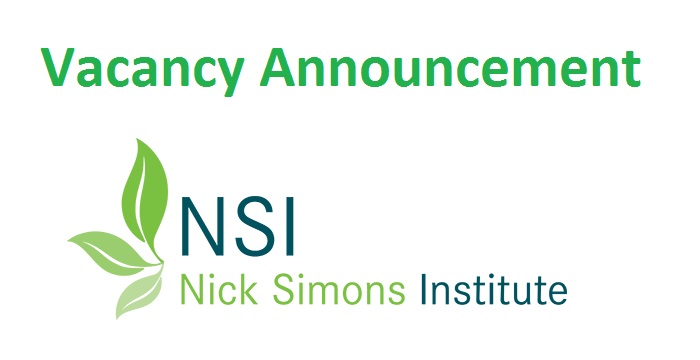 Vacancy Announcement at Nick Simons Institute 