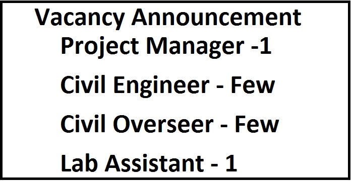 Vacancy Announcement in a Construction Company