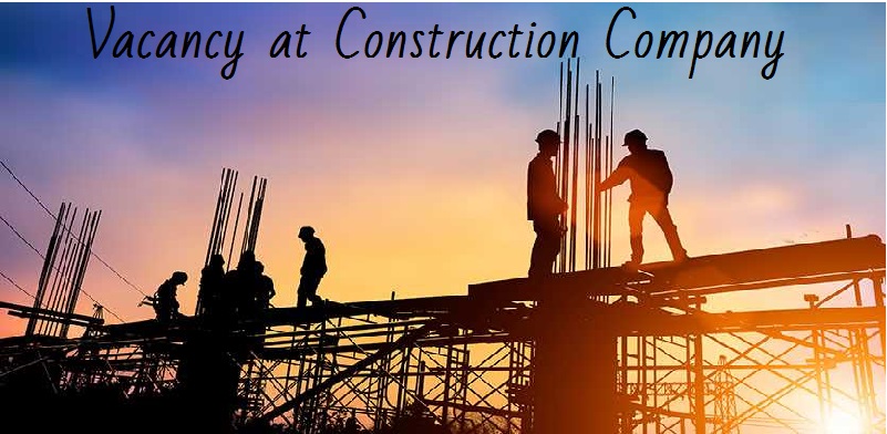 Vacancy at construction company
