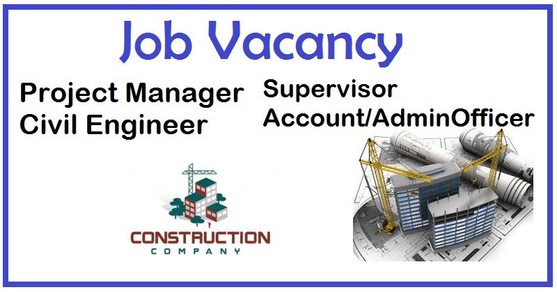 Construction Company job vacancy