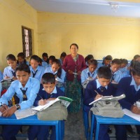 Shree Krishna Sanskrit and General Secondary School classroom 5