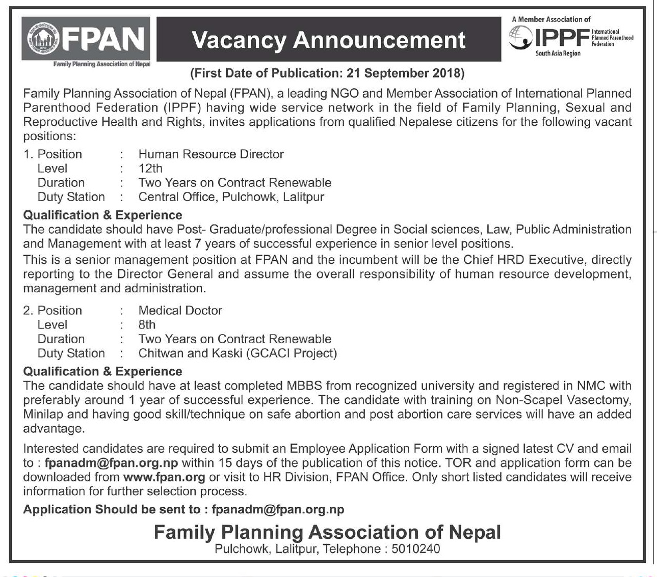 Family Planning Association of Nepal (FPAN)