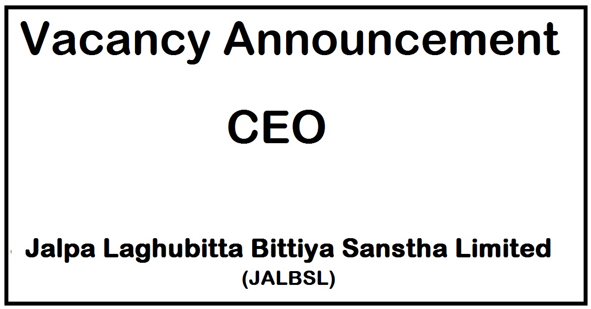 Jalpa Laghubitta Bittiya Sanstha Limited (JALBSL)