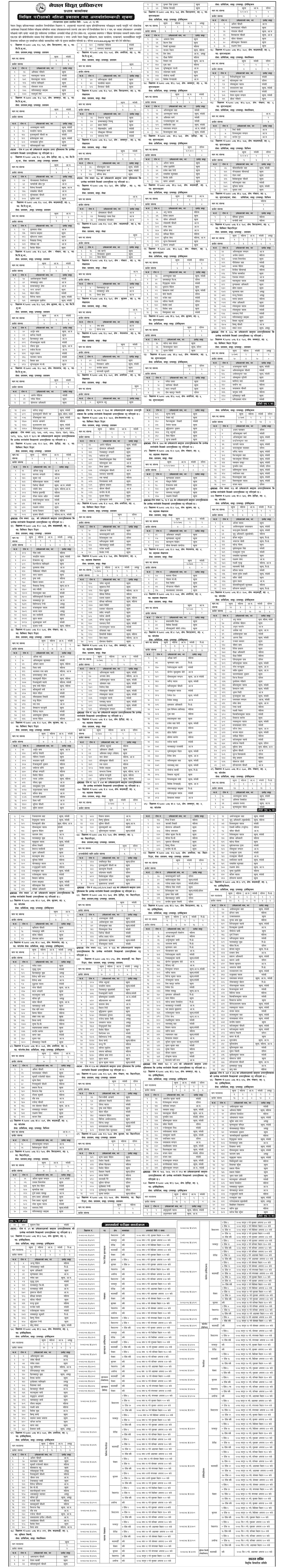 Nepal Electrictiy Authority Result