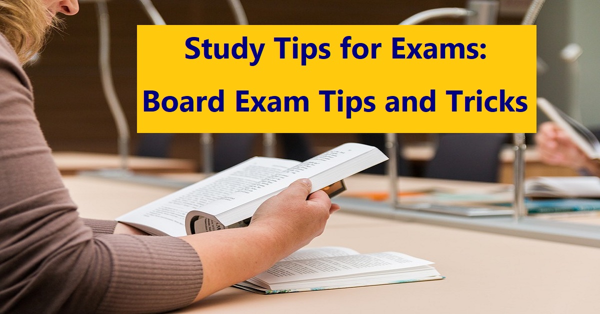 Study tips for exams