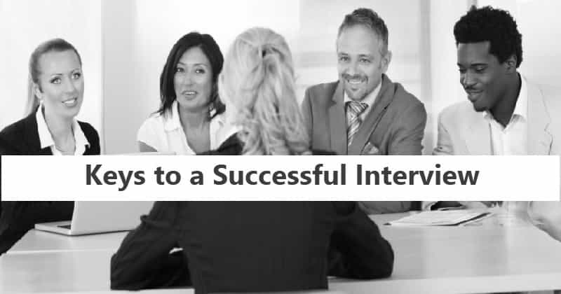 Keys to a Successful Interview
