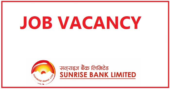 Sunrise Bank Vacancy