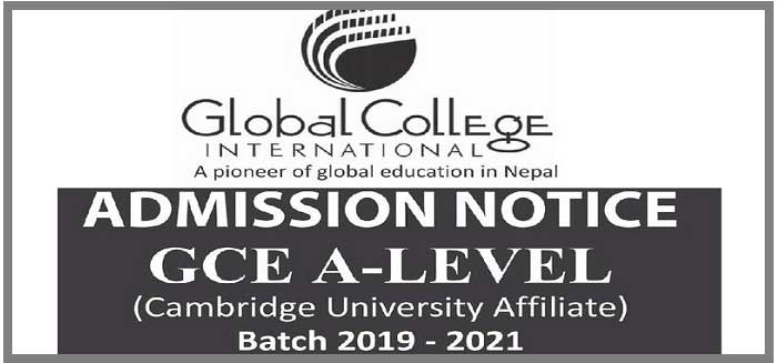 GCE A Level at Global College International with Scholarship