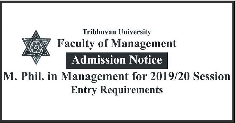 M.Phil. in Management at Faculty of Management - Tribhuvan University