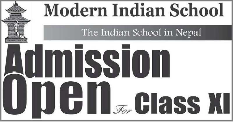 Modern Indian School Admission Open for Class XI