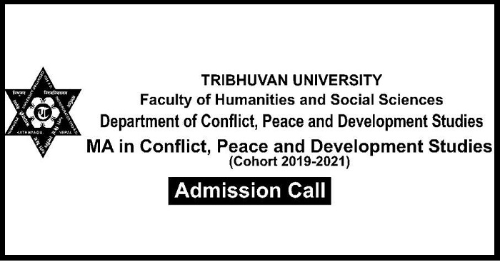 Admission Call for MA in Conflict, Peace and Development Studies - Tribhuvan University