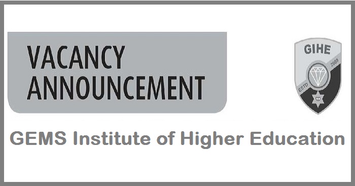 GEMS Institute of Higher Education Vacancy
