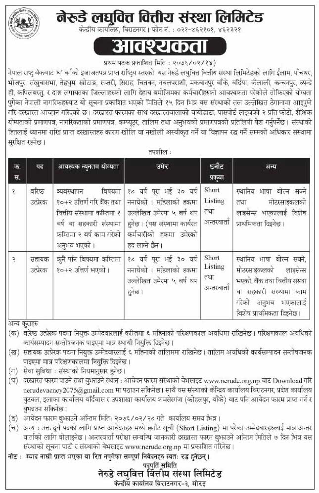 Nerude Laghubitta Bittiya Sanstha