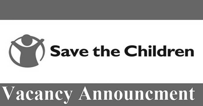 Save the Children Vacancy