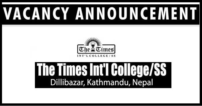 The Times International College Vacancy