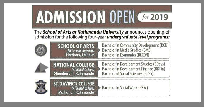 Kathmandu University School of Arts Admission Open