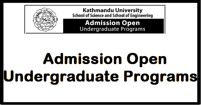 Admission Open Undergraduate Programs at KUSoE and KUSoS