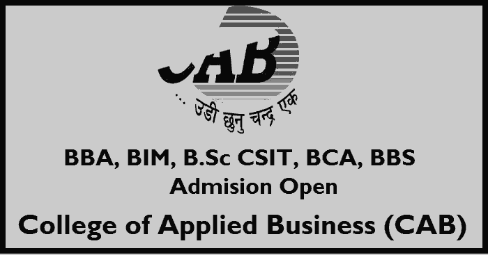 BBA, BIM, B.Sc CSIT, BCA and BBS Admission Open at College of Applied Business