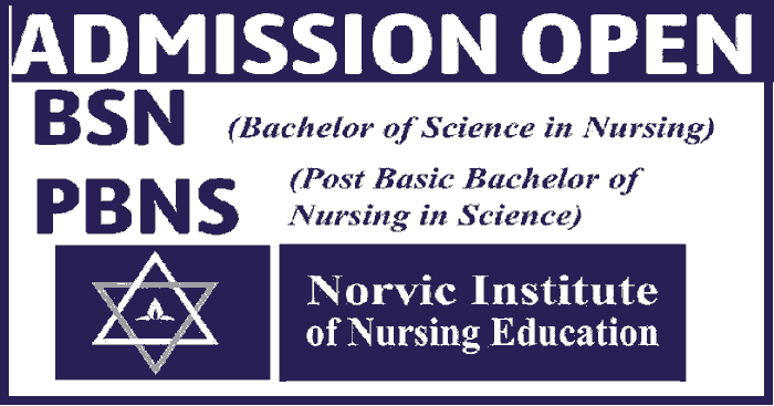 BSN and PBNS Admission Open at Norvic Institute of Nursing Education