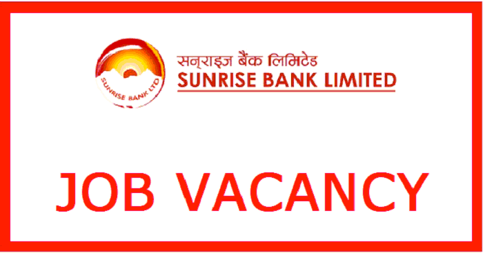 Sunrise Bank Job Vacancy