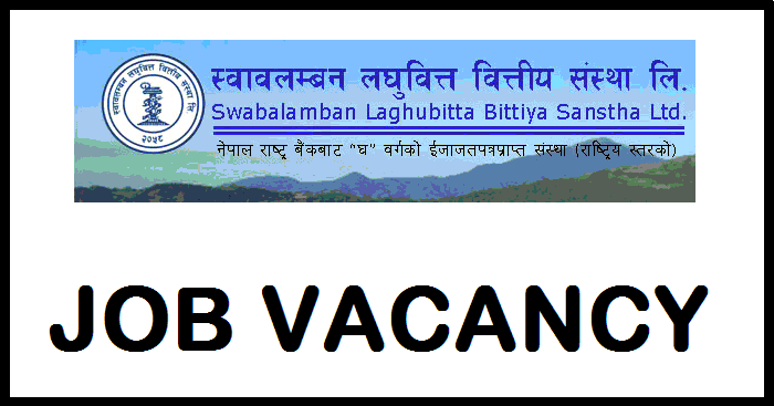 Swabalamban Laghubitta Bittiya Sanstha Limited Vacancy
