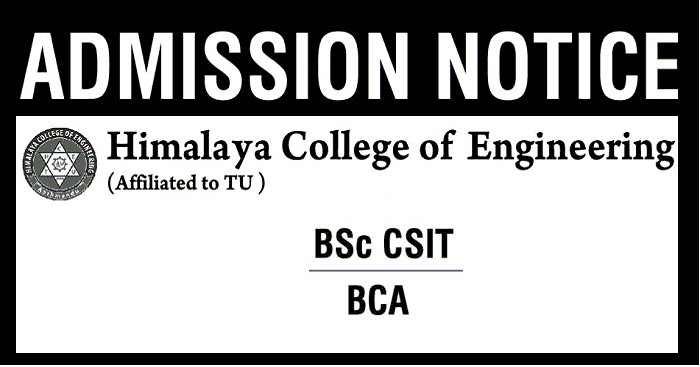 BCA, and BSC CSIT Admission at Himalaya College of Engineering