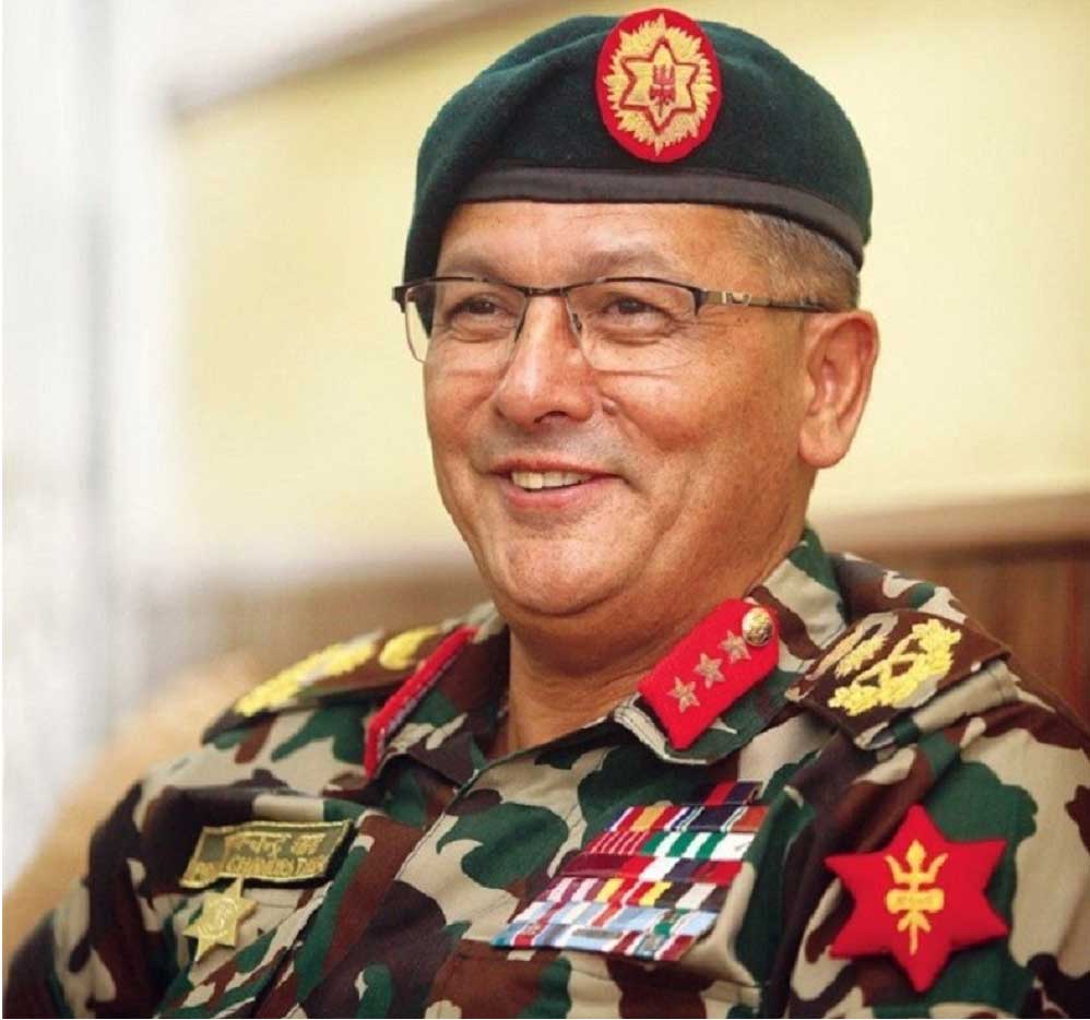 Nepal Army Chief Purna Chandra Thapa