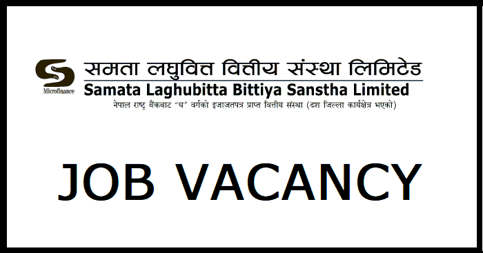 Samata Laghubitta Bittiya Sanstha Limited Vacancy