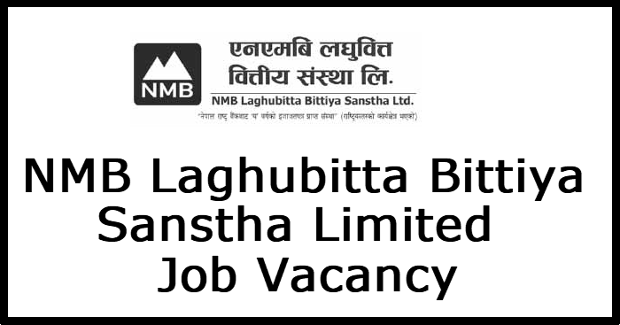 NMB Laghubitta Bittiya Sanstha Limited Vacancy