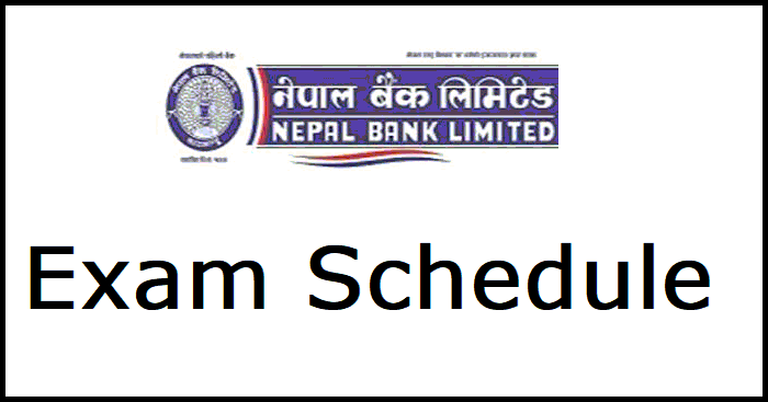 Nepal Bank Limited Written Exam Schedule