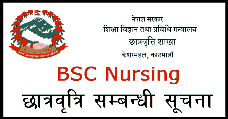 Ministry of Education Scholarship for BSC Nursing