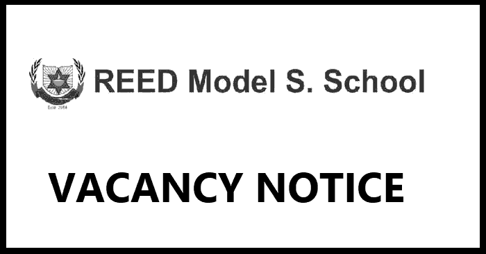 REED Model Secondary School Vacancy