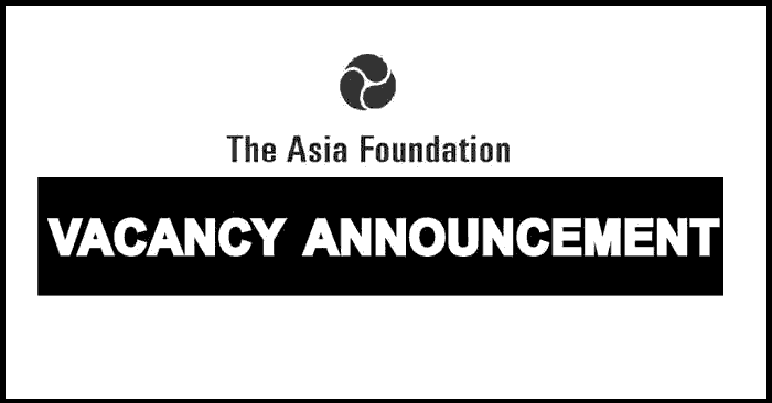 The Asia Foundation Vacancy