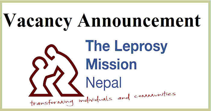 The Leprosy Mission Nepal Vacancy