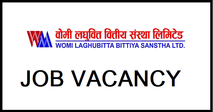 Womi Laghubitta Bittiya Sanstha Job Vacancy