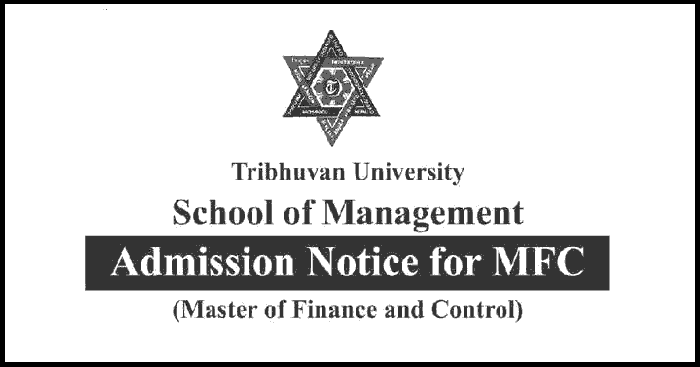 Admission Open for Master of Finance and Control at School of Management at Tribhuvan University