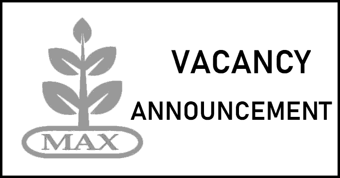 Max Pharma Job Vacancy