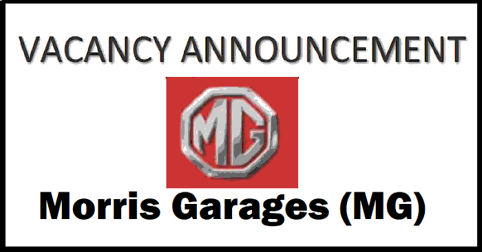 Vacancy Announcement from Morris Garages