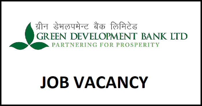 Green Development Bank Limited Vacancy