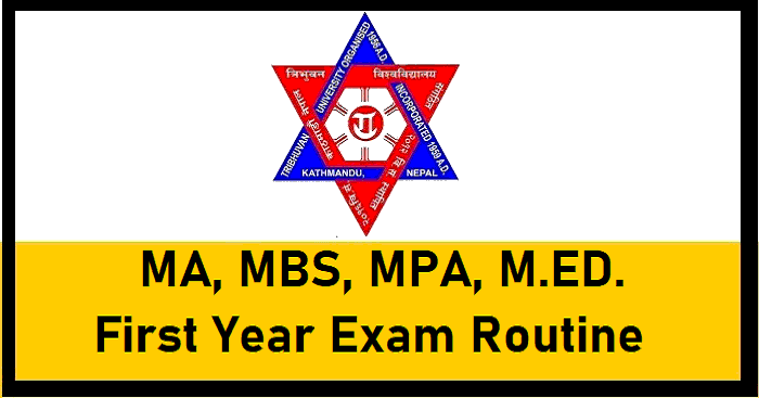 MA, MBS, M.Ed. and MPA First Year Exam Routine