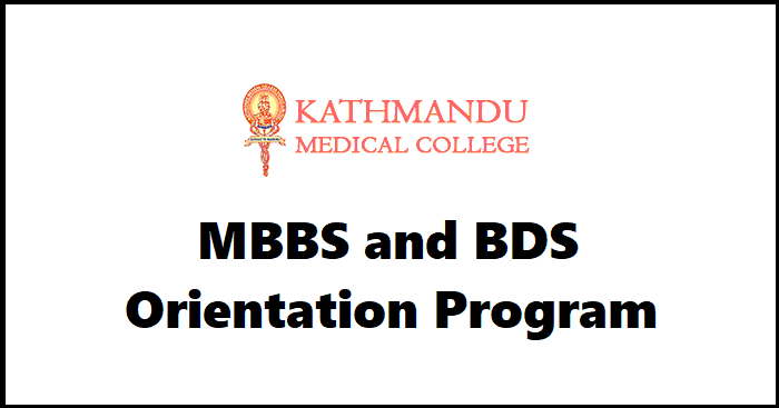 MBBS and BDS Orientation Program at Kathmandu Medical College