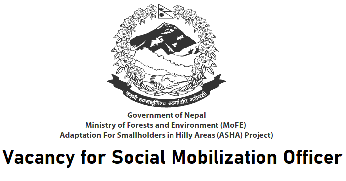 ASHA Project Vacancy for Social Mobilization Officer