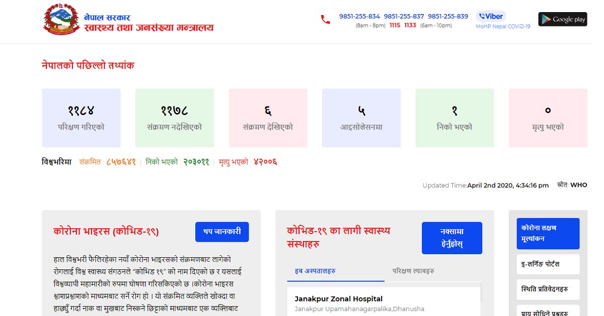 Sixth COVID-19 positive case confirmed in Nepal