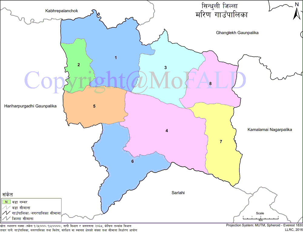 Marin Rural Municipality Map