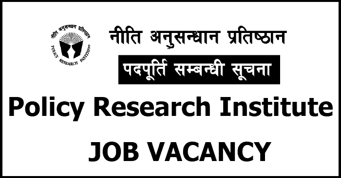Policy Research Institute Vacancy