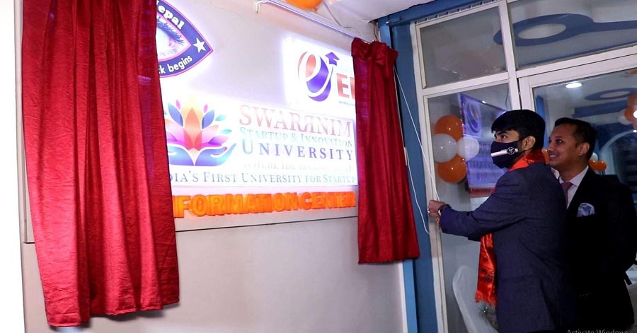 Swarrnim University Inaugurated Nepal Office at e-Spot International Education Consultancy